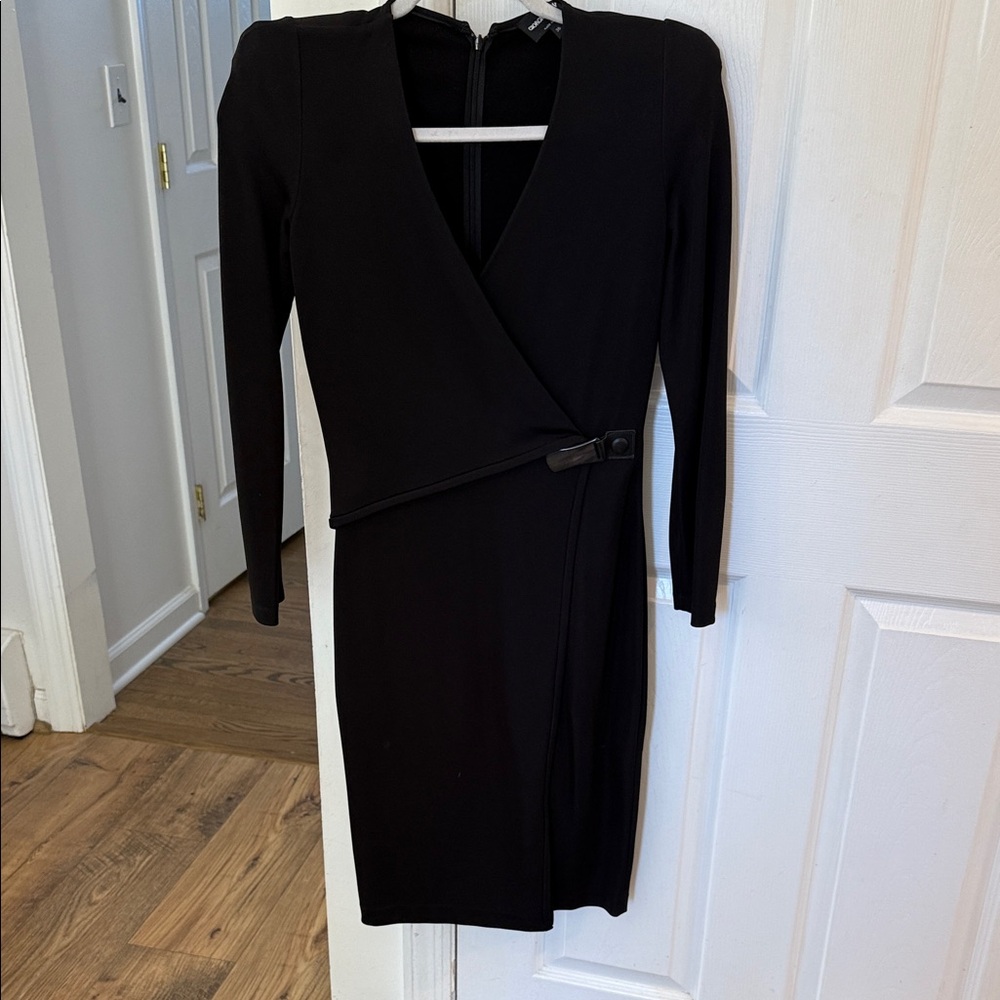 Giorgio Armani Black Long Sleeve Dress